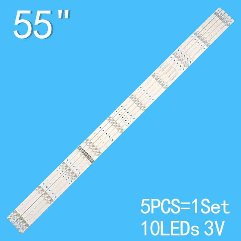 5Pcs/Set LED Strip CRH-BK55S1U51S3030T05107BE-REV1.3 B I W JS L2 E5 BUM S10 1 H55A6120 HZ55H50Y HZ55A65 HD550S1U51-T0\S1\GM\ROH 5pcs lcd for lg 60uk6090pua 60um7270 60um7100 sharp sssc 60uk62 10led svl600a43 rev1 0 180515 ssc trident 60uk62 s