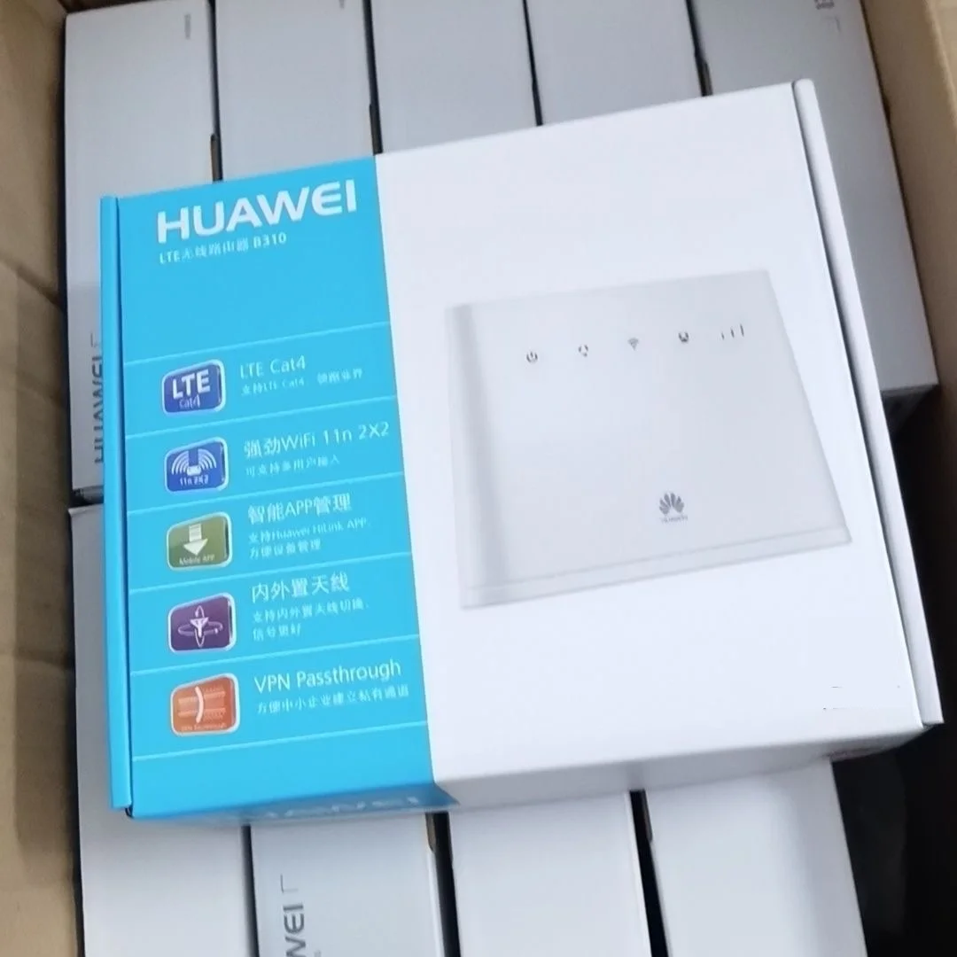 Huawei 4G Router B311-221 SIM Card slot CAT4 150Mbps LTE CPE 2.4GHz Outdoor Router Support VoIP free antenna wireless router