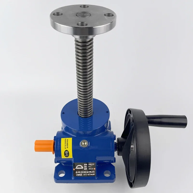 Leading Screw Lift Handwheel Collar Cegar Swl1T/2.5T Hand-Cranking Worm Lifting PlatformSWL Lift Reducer cnc handwheel