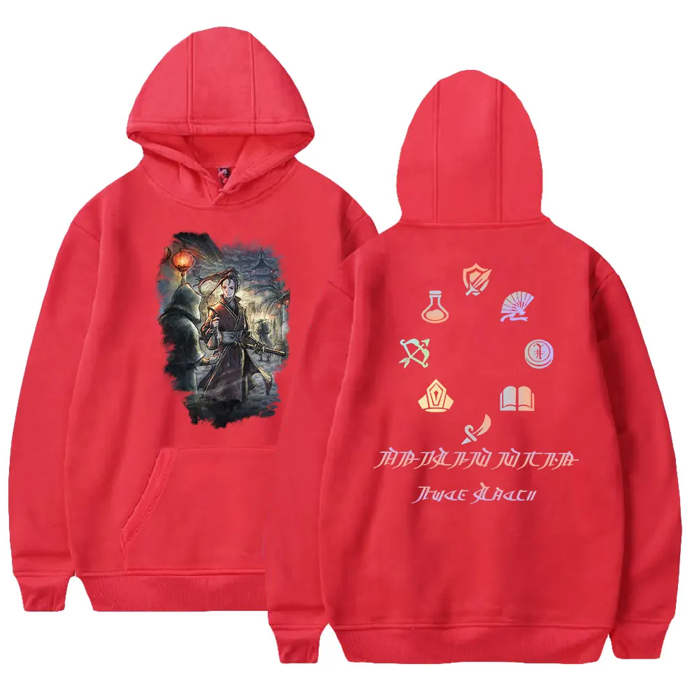 Octopath Traveler Hoodie Long Sleeve Streetwear Men Women Hooded Sweatshirt New Game Harajuku Clothes