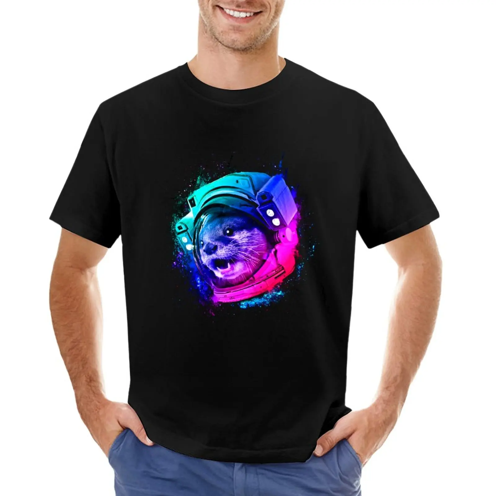 

Otter Space T-Shirt t shirt man summer top sweat shirts T-shirt for a boy oversized t shirts for men