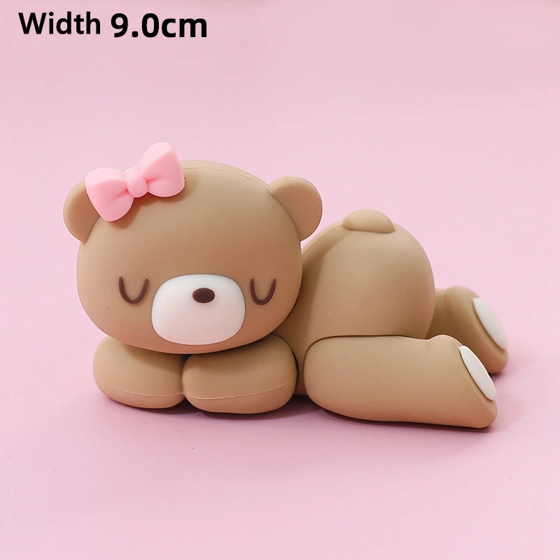 Rosa Blau Bär Kuchen Topper Bär Puppe Ornamente Kuchen Einsatz Geburtstag Kuchen Dekoration Erwachsene Geburtstag Geschenke Hochzeit Kuchen Dekorieren – Detail 16