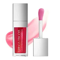 Crystal Jelly Moisturizing Lip Oil Set Plumping Lip Gloss Makeup Sexy Plump Lip Glow Oil Tinted Lip Plumper Set 2