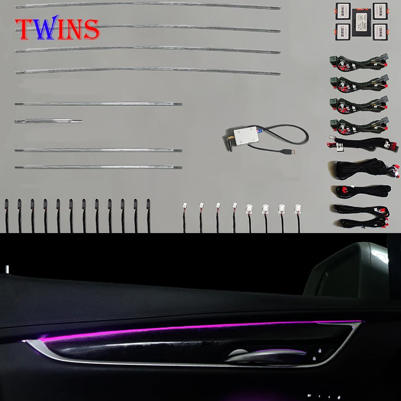 For Cadillac Xt5 Car Decorative Led Ambient Light Environment Lamp Inter Decorative Lamp