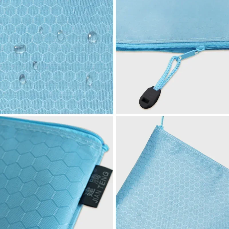 Children Waterproof Stroller Bag Baby Stroller Organizers Nipple Pacifier Storage Color A4 Pocket Folders Document Cover Case