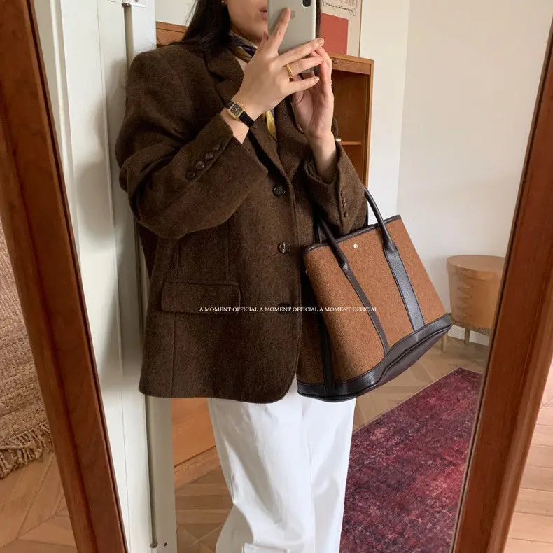 JIAERDI Retro Weave Tote Bag Women Holiday Straw Weaving Luxury Designer Bag Ladies Vintage Travel Shoulder Handbag 2025 New