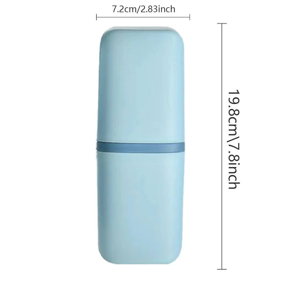 Portable Travel Toothbrush Box Toothbrush Case Toothbrush Storage Box Detachable Organizer Case Mouthwash Cup Travel Toothbrush Storage Box Butterfly Letter Pattern