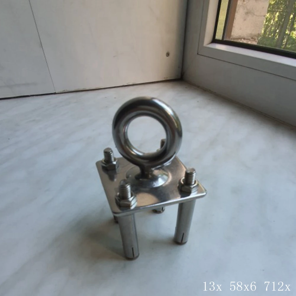 304 Stainless Steel Ceiling Hanging Kit Anchor Suspension Bracket Hook Hanger For Yoga Hammock Sex Swing Hanging Chair Sandbag