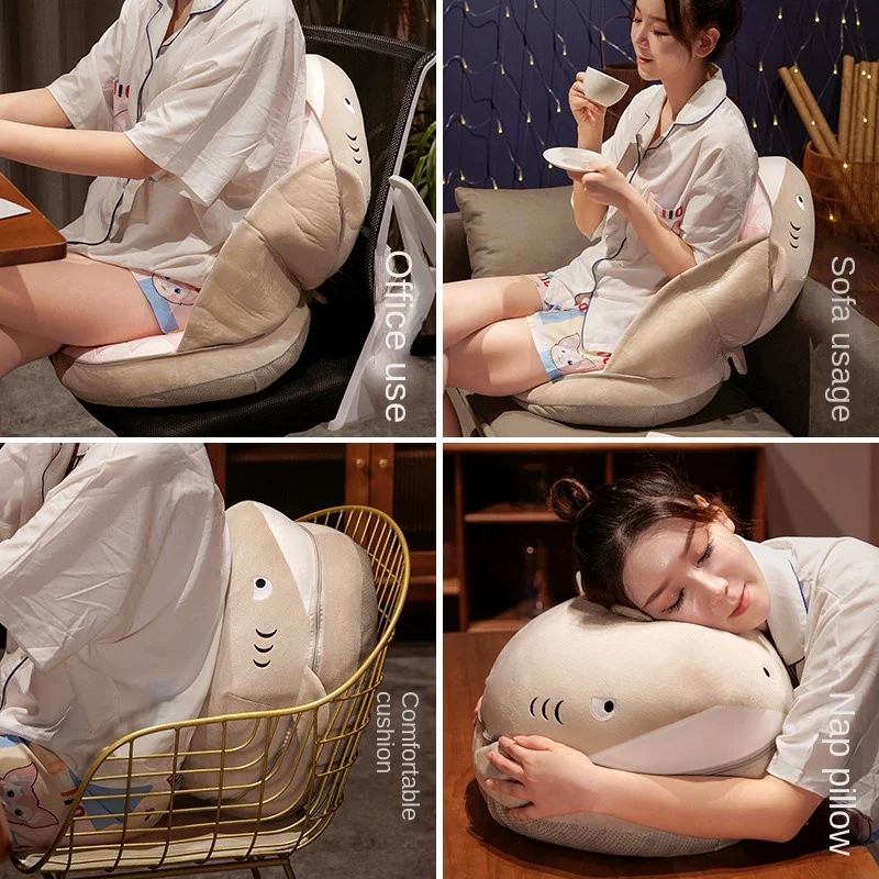 Creative Funny Crocodile Plush Cushion Toy Cartoon Stuffed Animals Opening Mouth Shark Plushies Throw Pillow Soft Toys HomeDecor