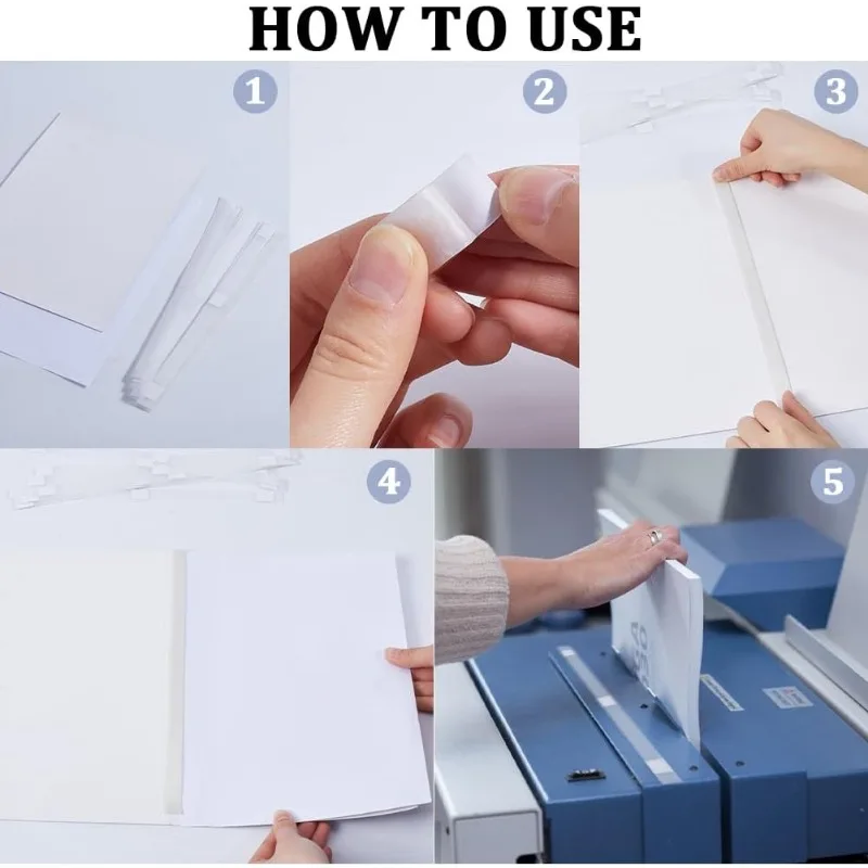 20Pcs 15mm/10mm Wide Thermal Glue Strips for Books Repair Bookbinding Mesh Backing EVA Hot Melt Adhesive Three Point