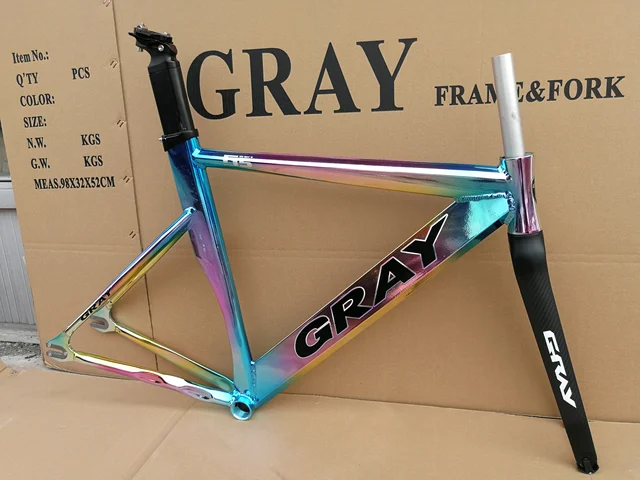700c Gray F15 Fixie Bike Bicycle Frame Aluminum Alloy Racing Bike Single Speed Muscle Frameset For City Street Track Bikes Bicycle Frame AliExpress