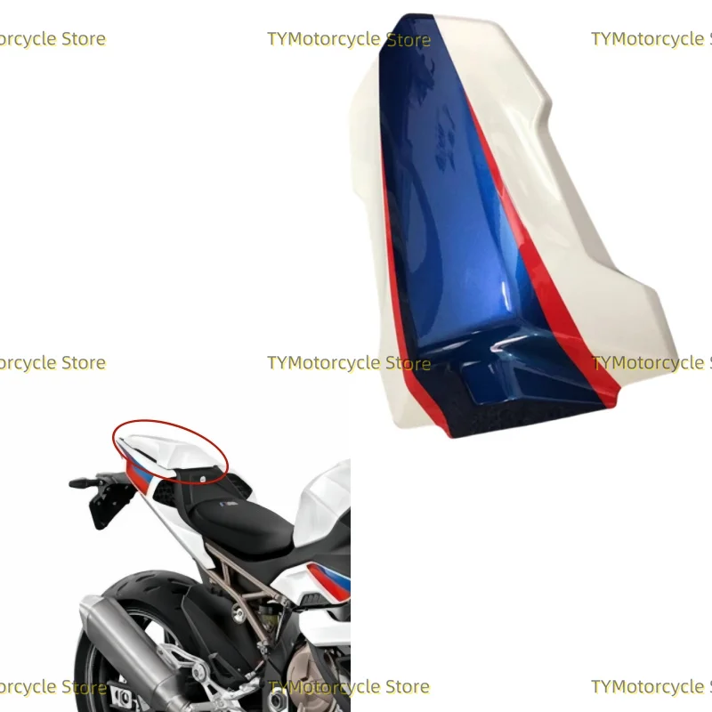 

Bright blue red Pillion Rear Seat Cover Cowl Solo Cowl Fit For BMW S1000RR S 1000RR 2019 2020 2021 2022