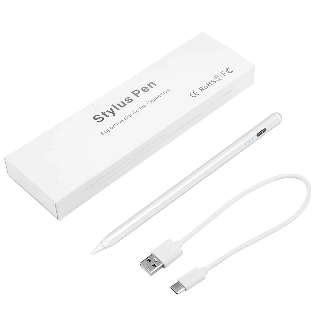 Per Apple Pencil 2 1 Led Power Display Per Ipad Pencil Palm Rejection Tilt Pen Per Ipad 2022 2021 2020 2019 2018 Air 5 Stylu Pen