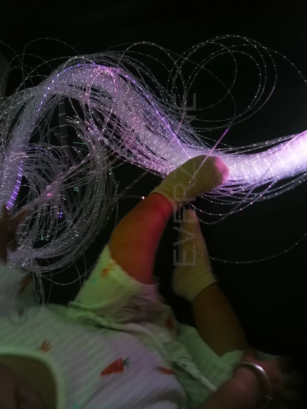 50pcs 0.75mm*3 Length 1m Optic Fiber Sensory Lighting Kit