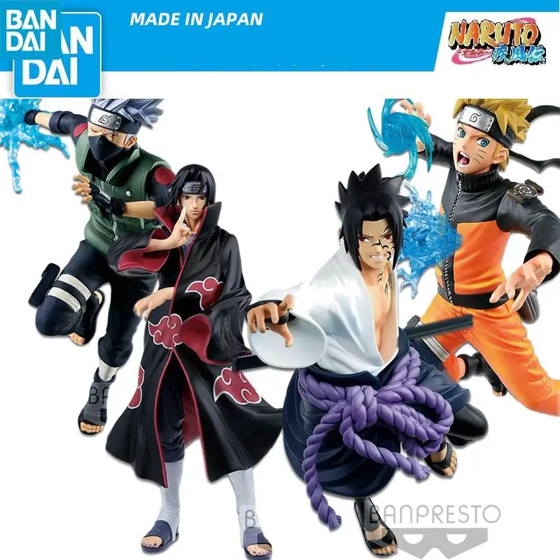 

In Stock Original Bandai Uzumaki Naruto Uchiha Sasuke Namikaze Minato Model Figure Figures Anime Figure Action Figures Model Toy