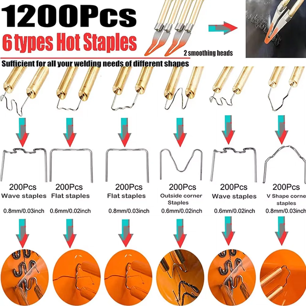 جهاز لحام بلاستيك متعدد الوظائف، مزود بأداة لحام ح...