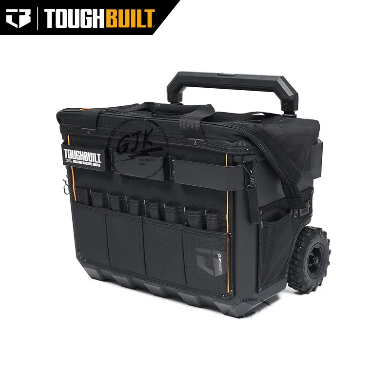 TOUGHBUILT XX-Large Rolling Massive Mouth Bag Multi-functional Waterproof Push-pull Toolkit Tool Bag Tool Pouch TB-CT-61-22 2