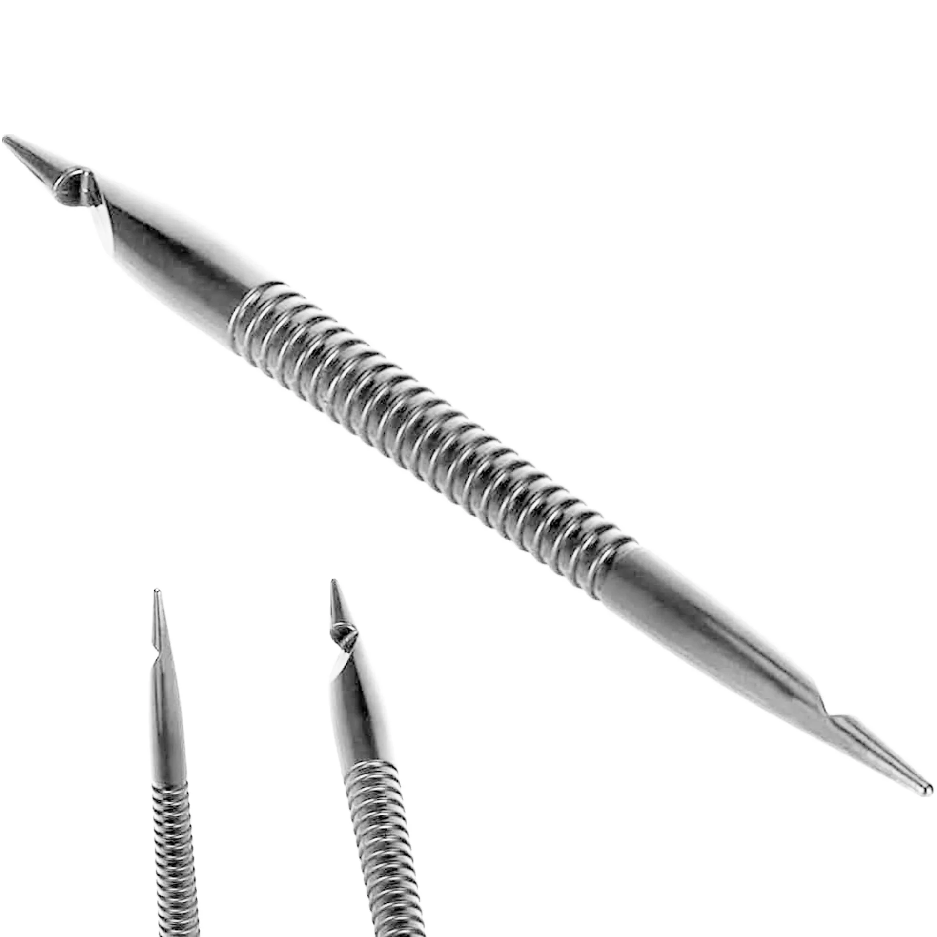 Crochet Hook Needles Set Double-end Metal Handle Sizes 11mm DIY Lace Crochet Needles for Hair Braiding Tools