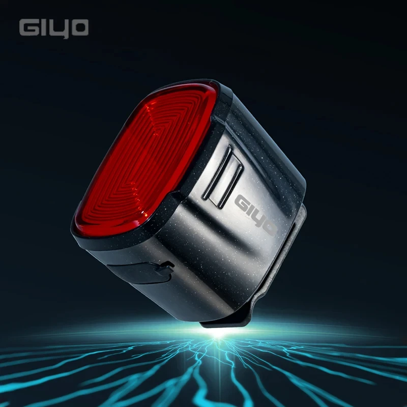 GIYO Bicycle Tail Light with Brake Sensing and USB Rechargeable