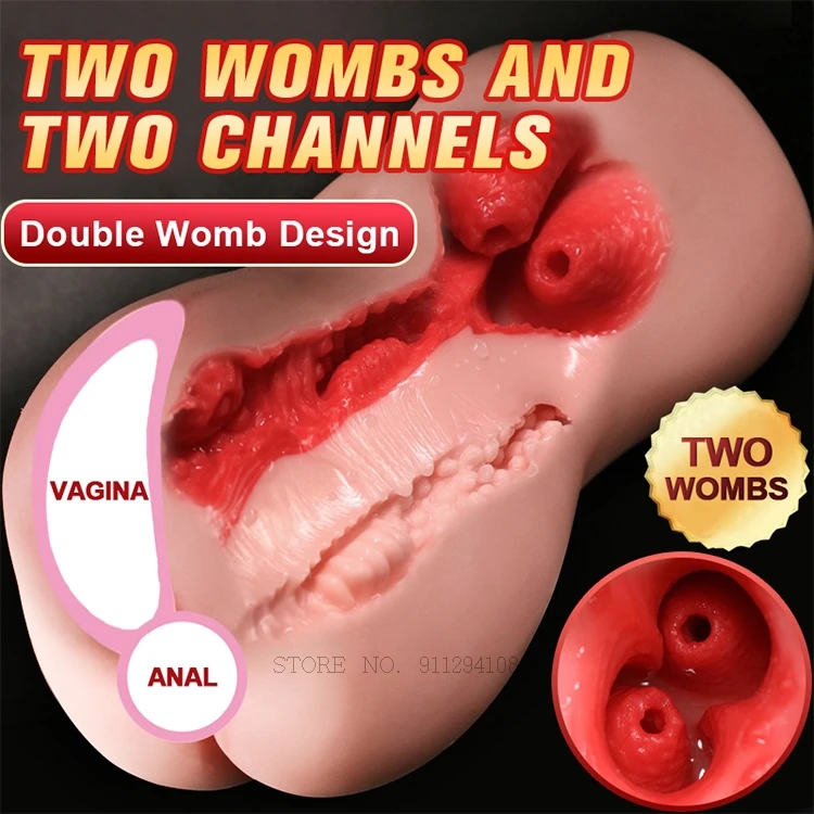 

Pocket Pussy Adult 3D Artificial Vagina Real Pussy Anal Male Masturbators Cup Soft Silicon Vagina Toy Sex Shop Sex Toys For Men