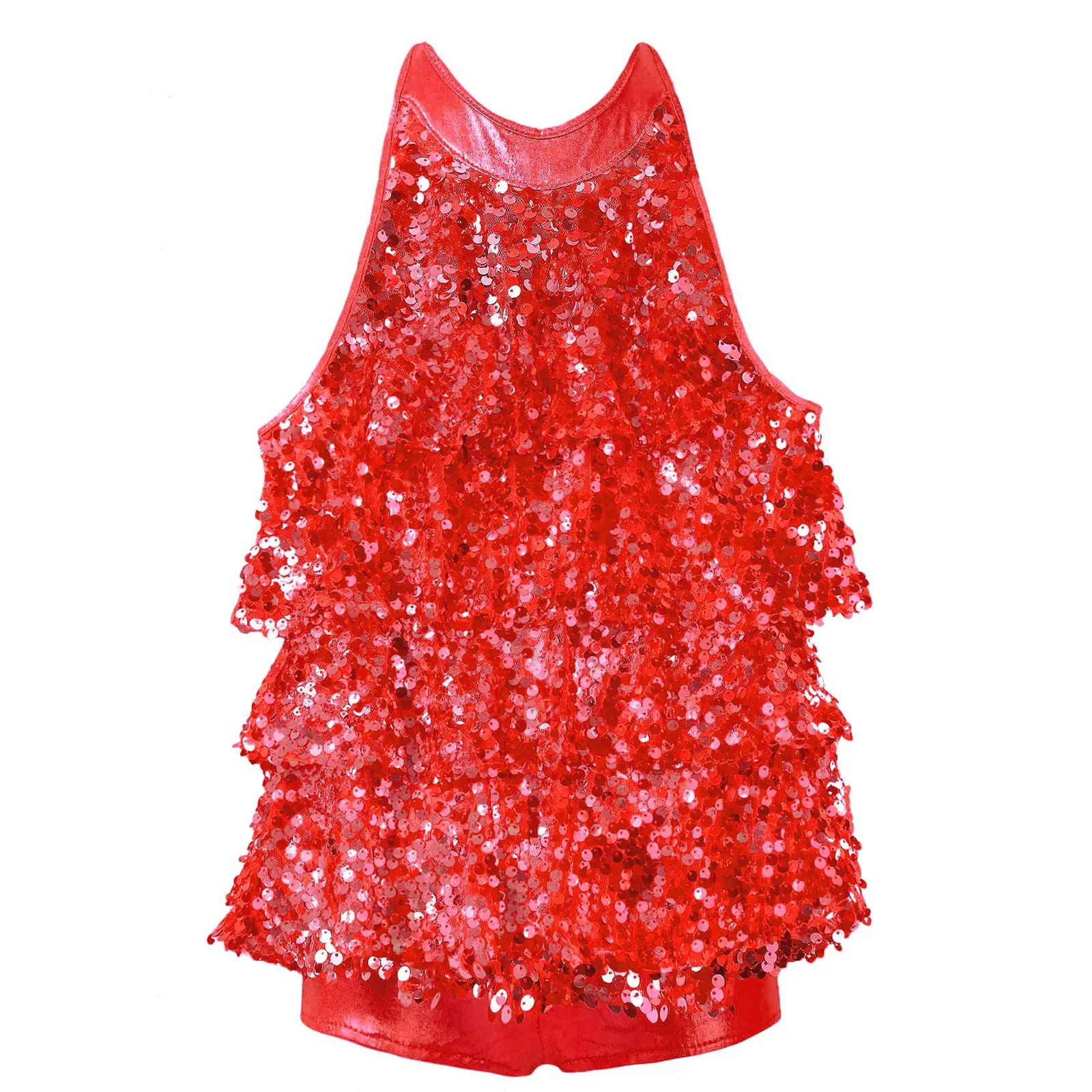 Kids Girls Hip Hop Jazz Dance Costume Latin Ballet Dance