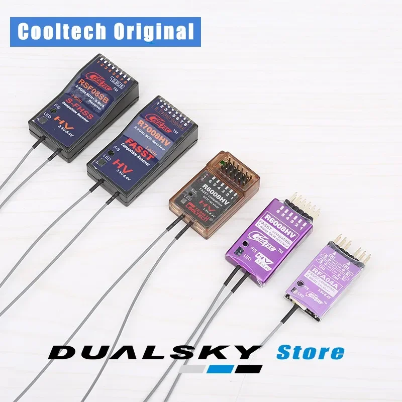 RHC  Cooltech Cooltec R6008HV R7008-HV 2.4G 4Ch 6Ch 8Ch with