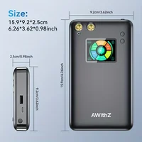Awithz Spot Welding Handheld Portable  Stainless Steel 18650 Mobile  Lithium Battery Nickel Sheet Color Screen Welding Machine 2