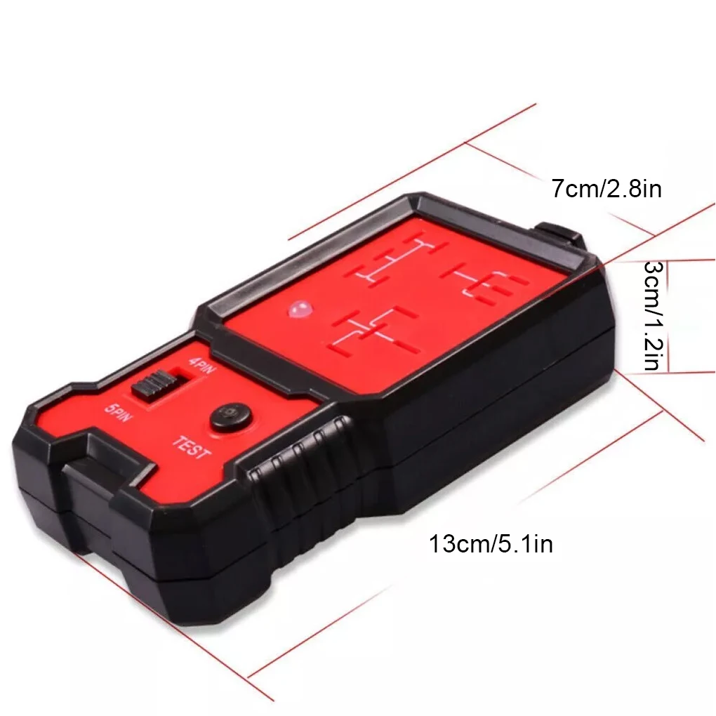 Universal Automotive Electronic Relay Tester Car Relay Tester 12V LED Indicator Light Car Battery Checker Car Accessories