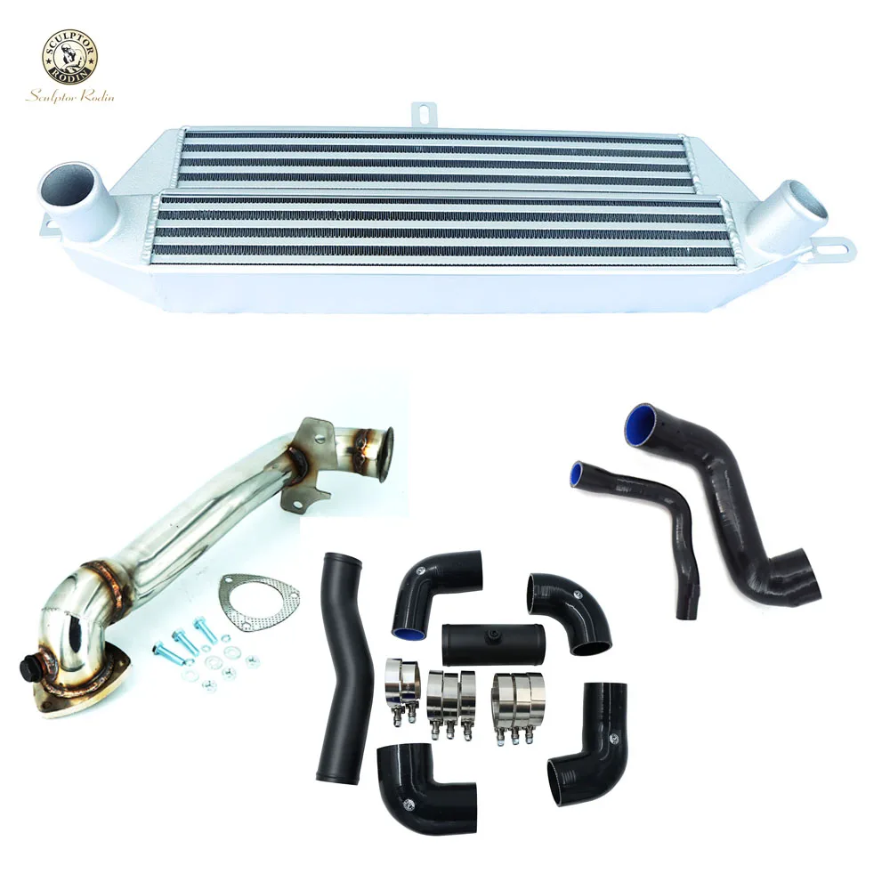 Intercooler + Charge Pipe +Turbo Exhaust decat downpipe For Mini Cooper JCW S R models R55 R56 R57 R58 R59 R60 R61  2007-2012