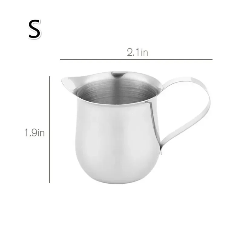 Stainless Steel Milk Frothing Jug Espresso Latte Art Pitcher Coffee Mug Barista Cappuccino Cups Pot Water Carafe Tea Pitcher