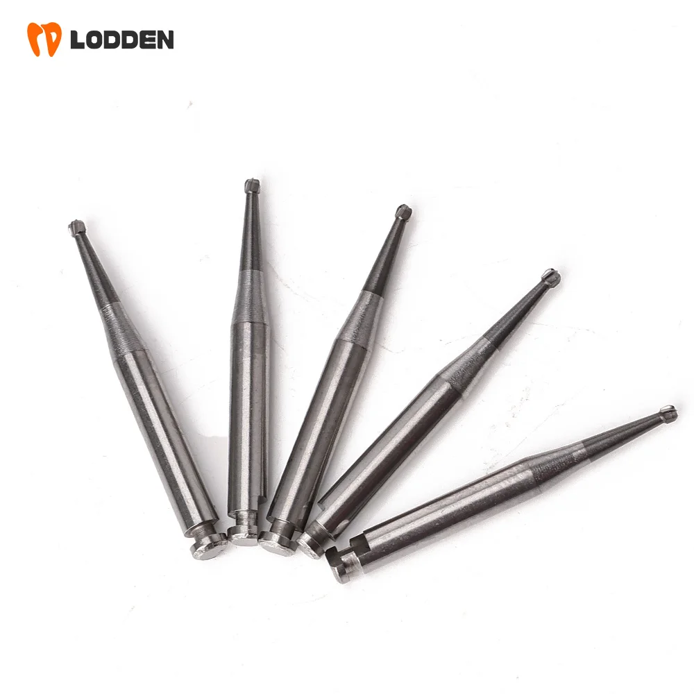 LODDEN 5 Stück/Box Dental RA CA Schaft Wolframkarbid-Bohrer Kugelrundbohrer 9 Größen 2,35 mm Low-Speed für Zahnmedizin-Schleifwerkzeuge – Detail 18