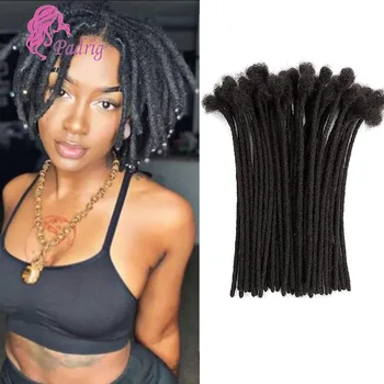 0.2/0.4/0.6/0.8 cm Estensioni dei dreadlocks dei capelli umani Estensioni dei capelli umani reali brasiliani Dreadlocks fatti a mano per le donne/uomini