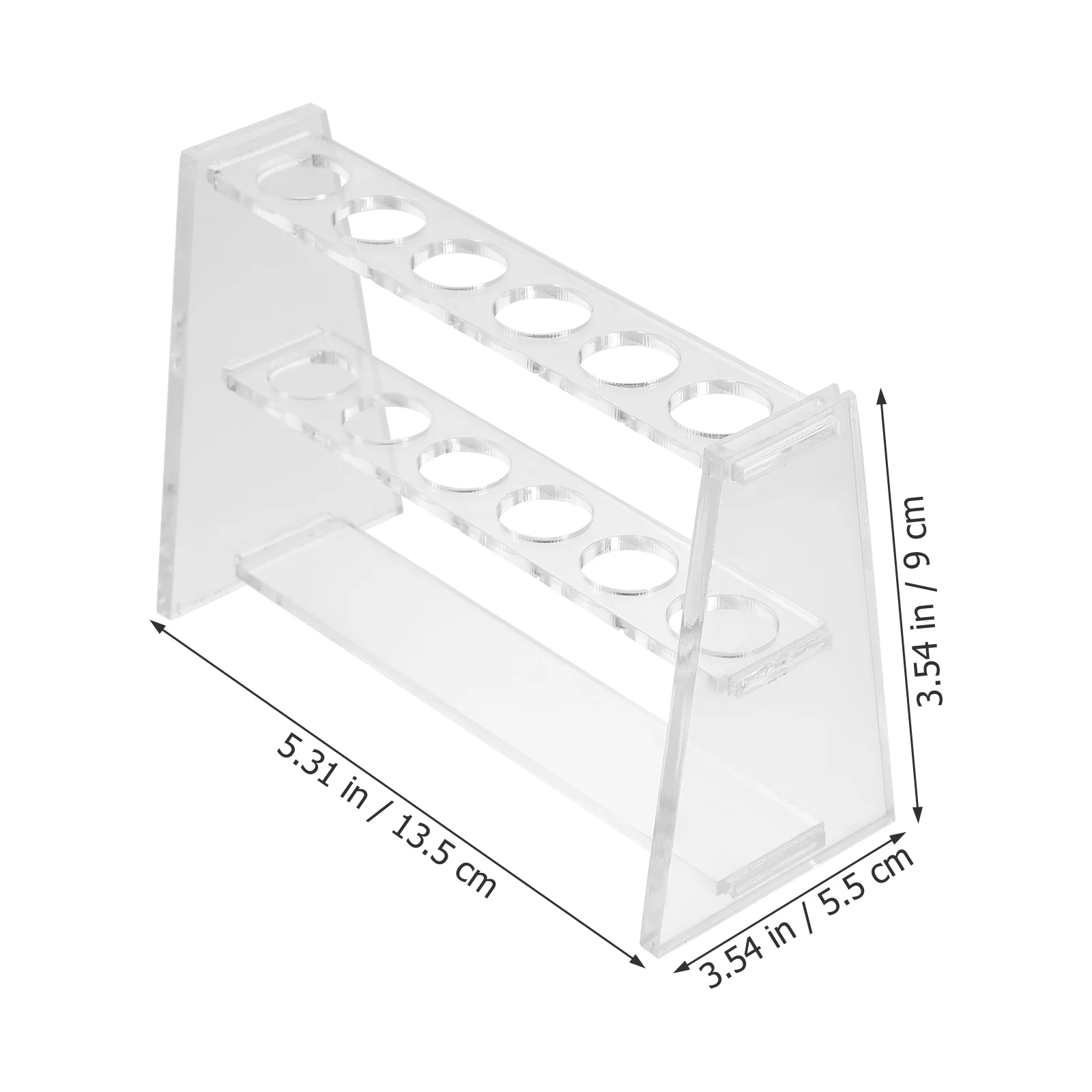 

2pcs Centrifuge Tube Stands 6 Slots Test Tube Holder Experiment Test Tube Rack