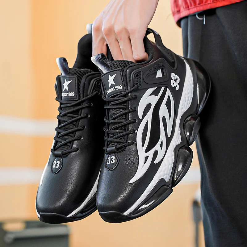 A Fashionable Sports Shoes Suitable for Men and Women to Wear, with Breathable and Durable Shock-Absorbing Anti-Slip Running Shoe Design, Eva Soles and Fabric Insoles, Suitable for All Seasons, Solid Color Men's and Women's Shoes