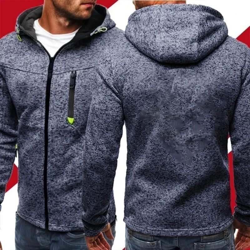 

Men's Hoodie with Side Zipper Pockets Thin Solid Color Tracksuit Casual Everyday Outdoor Hooded Tracksuit Long Sleeves