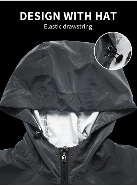 Holographic Reflective Hooded Windbreaker Jacket 17
