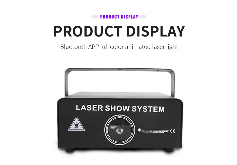 2-6W Stage Animation Scanner Dj Disco Laser Light ILDA Animation Laser Light RGB