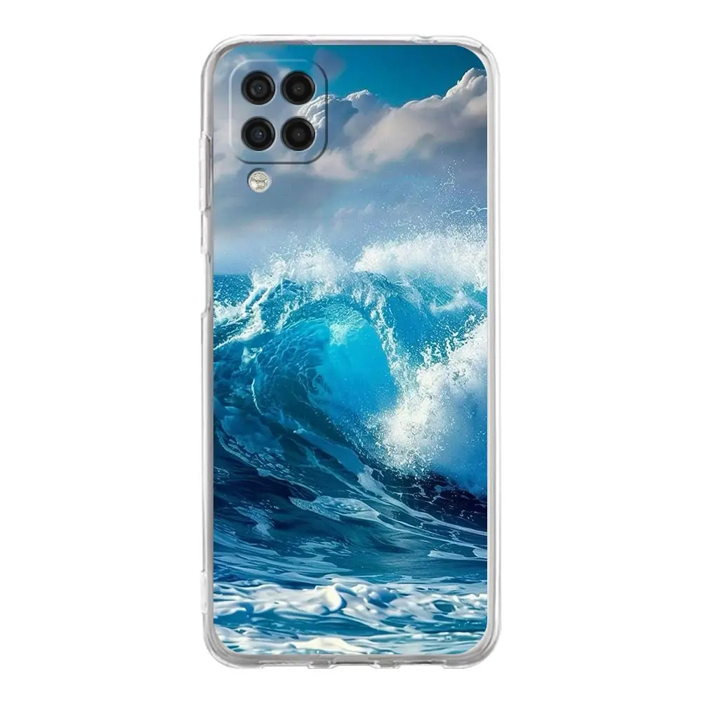 Blue Sea Ocean Waves Phone Case Cover