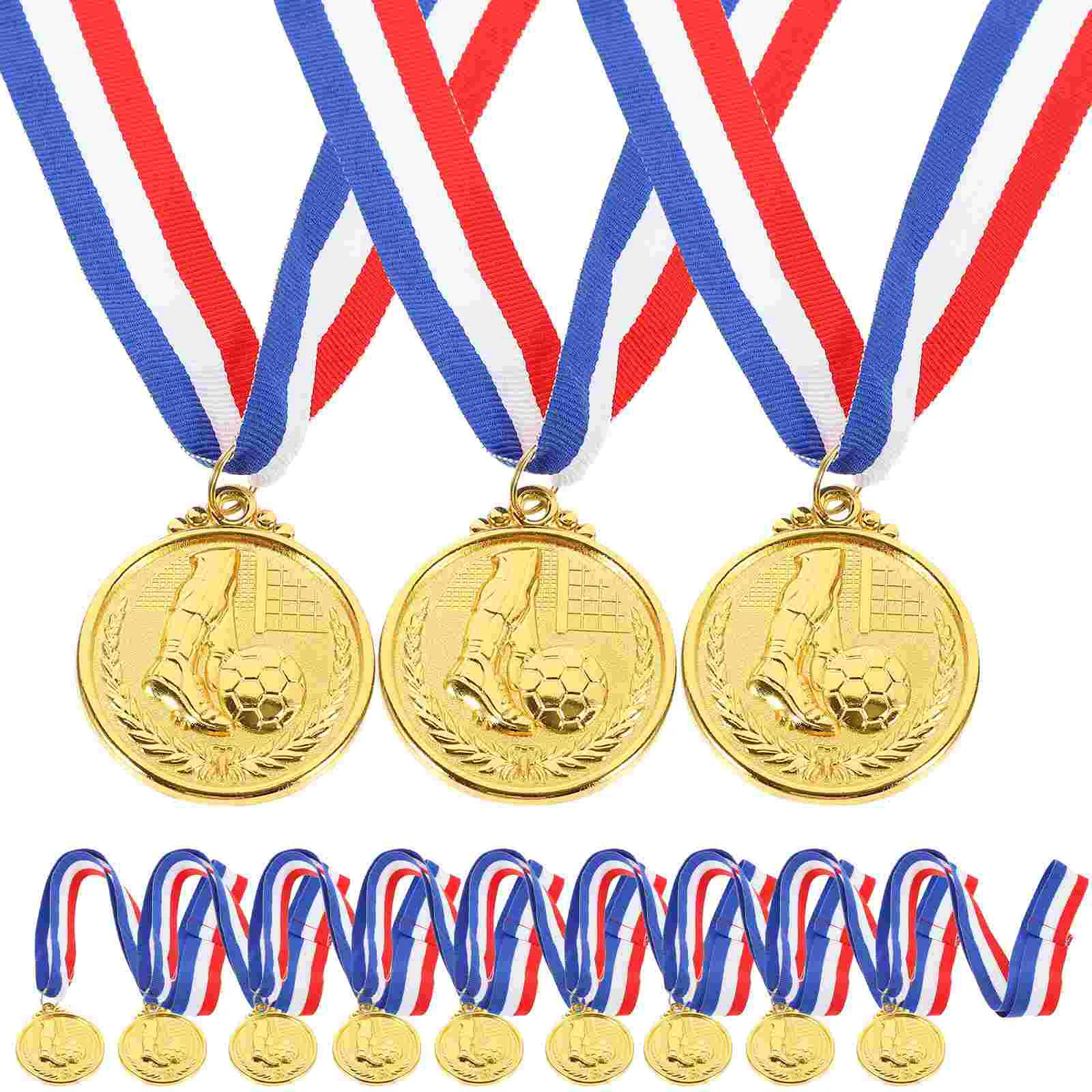 

12 Pcs Football Cup Medal Award Medals Awards Student Delicate Party Gifts Soccer Metals Zinc Alloy Creative