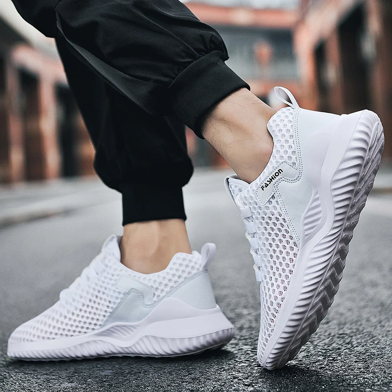 Summer Tennis Casual Mesh Shoes Breathable Hollow training fitness Platform Soft Bottom Running Lightweight Vulcanized Shoes 2