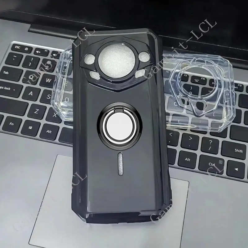 Shockproof Back Ring Holder Phone Case - Soft Silicone TPU, 6.58 Display Protection, 2024 Edition