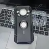 For Doogee S Punk SPunk 6.58" 2024 Back Ring Holder Bracket Phone Case Soft Silicone TPU Original Shockproof 1