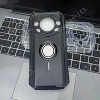 For Doogee S Punk SPunk 6.58" 2024 Back Ring Holder Bracket Phone Case Soft Silicone TPU Original Shockproof 1