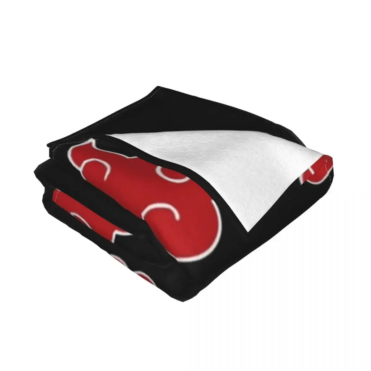 Black and Red Cloud Throw Blanket Decorative Bed Blankets Sofa Blanket Luxury Thicken Blanket 3