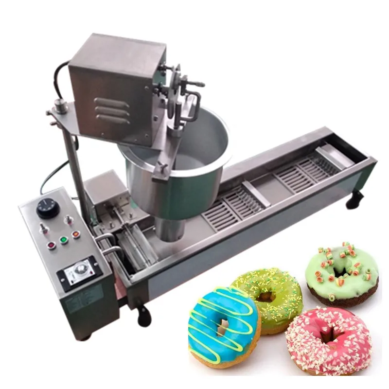 

Automatic Donut Making Machine Mini Doughnut Maker Stainless Steel Donuts Frying Machine 110V/220V