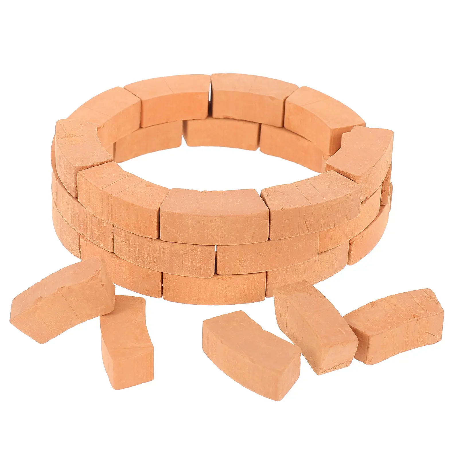 30Pcs 미니어처 벽돌 DIY 모래 테이블 벽돌 모델 가짜 벽돌 어린이 핸드 크래프트 빌딩 세트 학교 프로젝트 건축