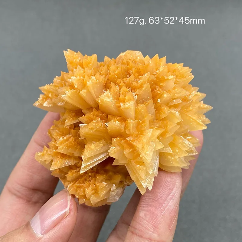 100% natural Orange Calcite mineral specimen stones and crystals healing crystals quartz gemstones free shipping