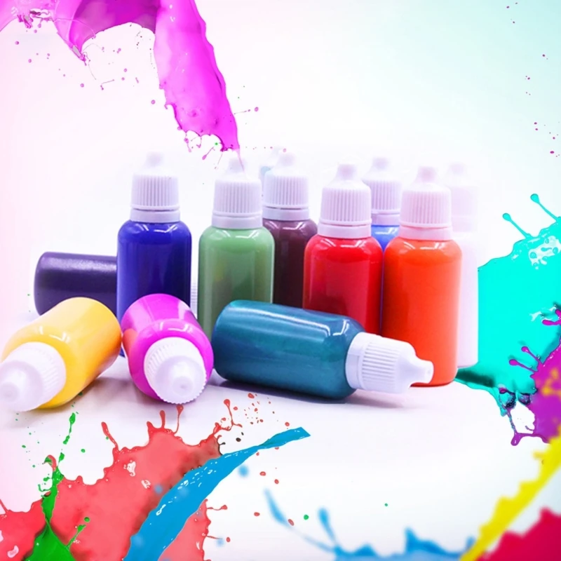 EOPUOZS – Set Di Colori Per Marmorizzazione Ad Acqua Per Bambini 6+ Anni – Kit Fai Da Te Con 8 Colori