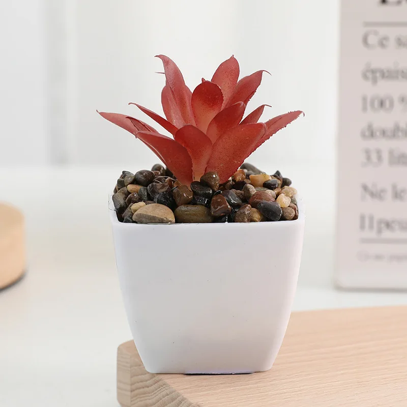 Mini Artificial Succulent Bonsai for Home and Office Decor