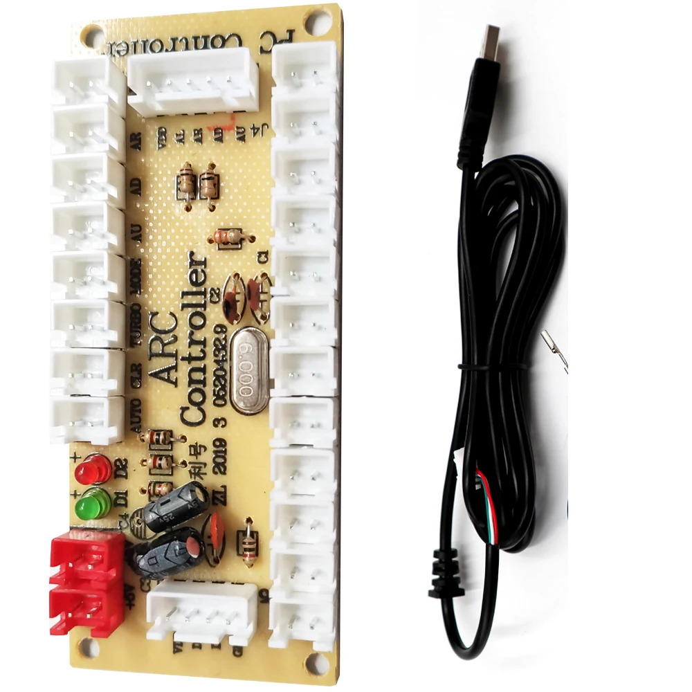 30 Pcs 제로 지연 인코더 아케이드 조이스틱 DIY 키트 USB 인코더 PC PS3 PS2 MAME Raspberry Pi 3 안드로이드 Nintendo